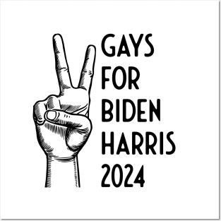 Gays For Biden Harris Election 2024 Posters and Art